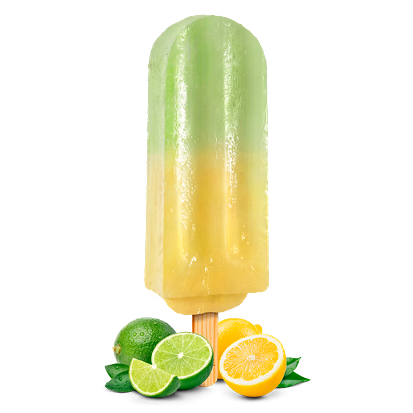 Fruit ice pop, lemon lime flavor