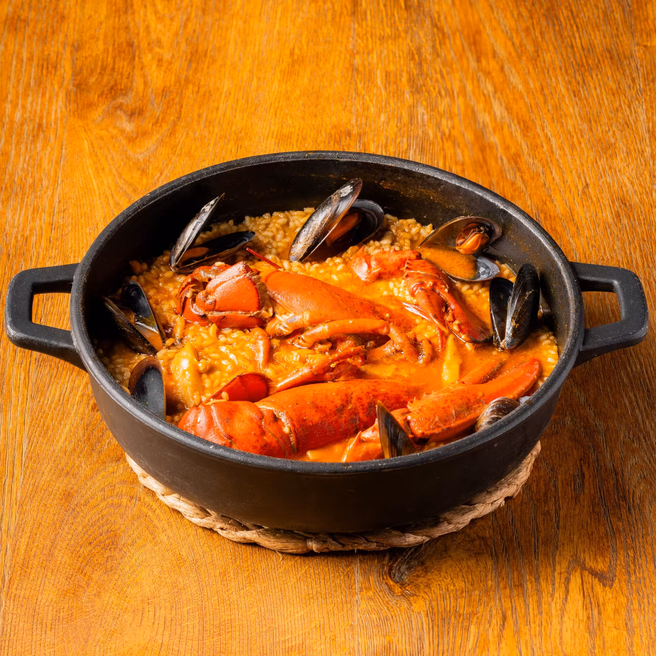 Rice with lobster