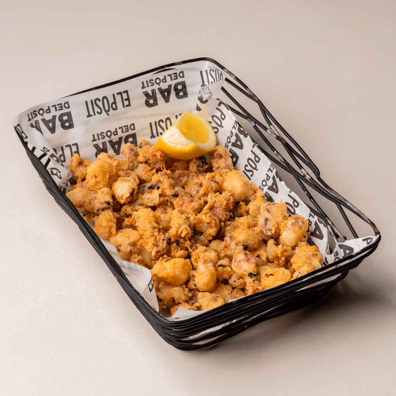 Fried baby squids