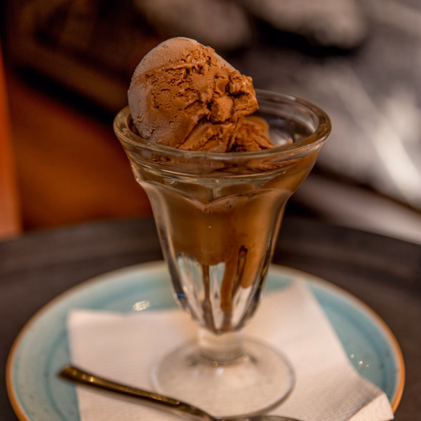 Chocolate ice cream, lactose-free