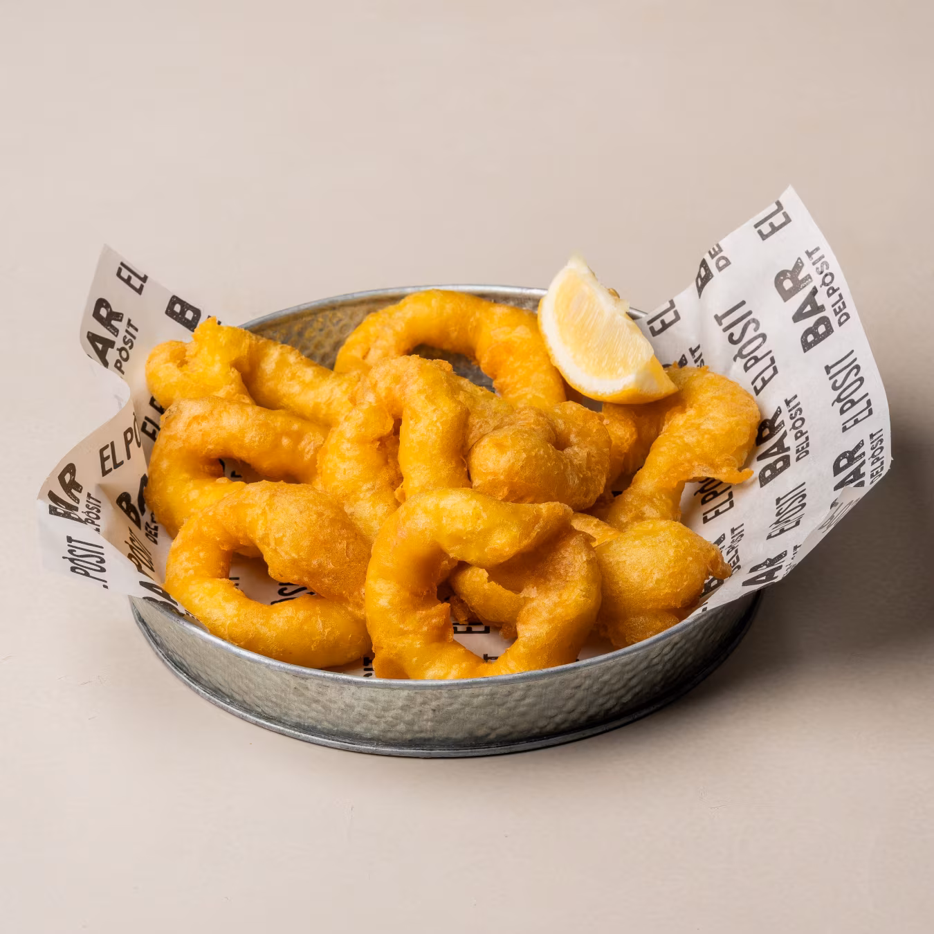 Fried battered calamari